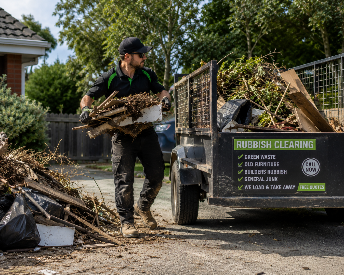 Rubbish clearing