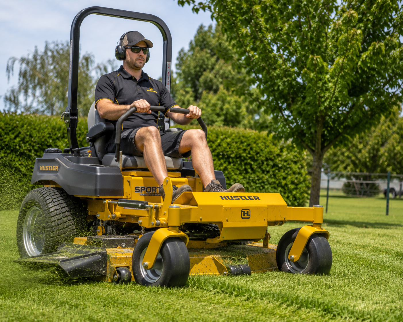 Lawn mowing