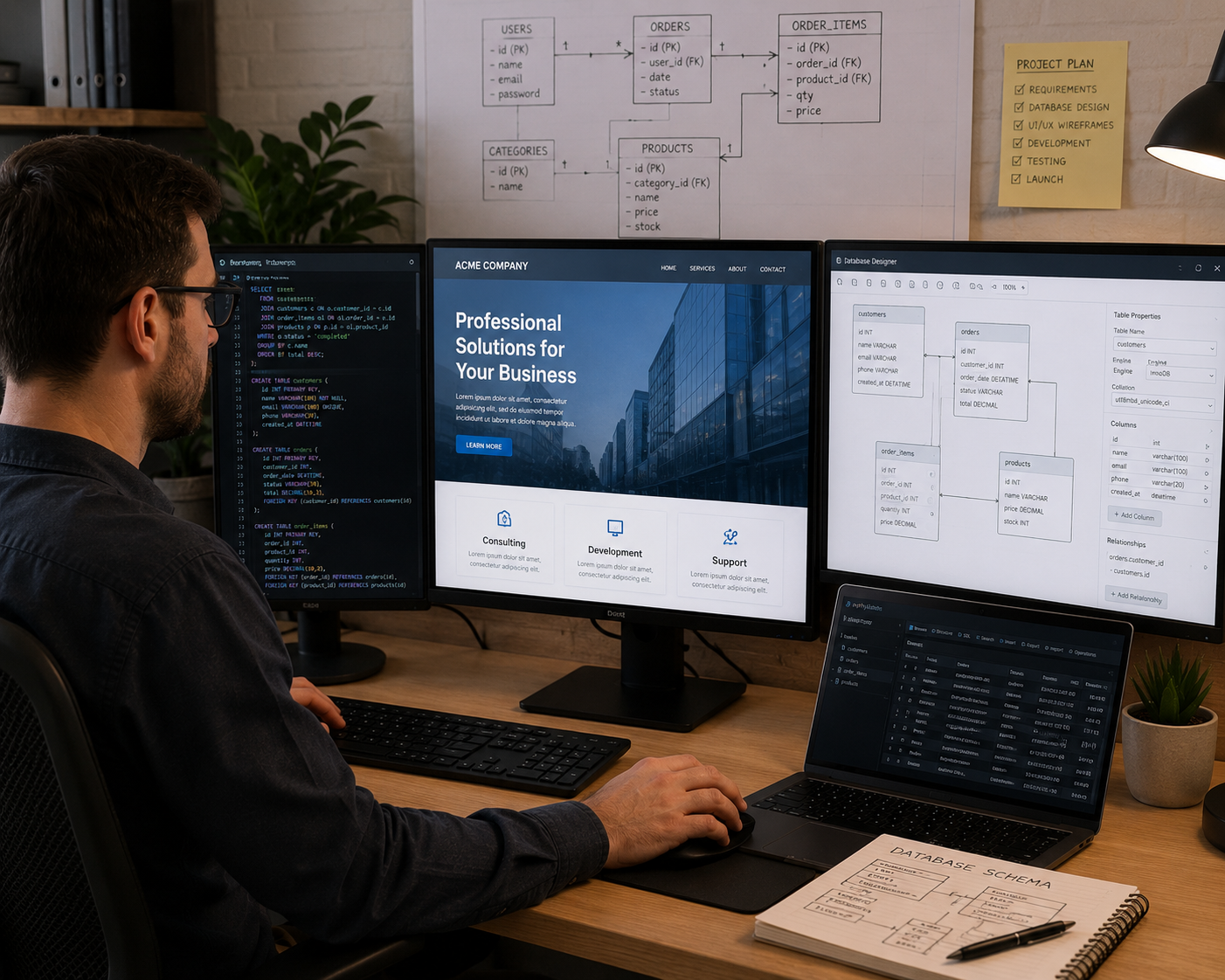 Website generation